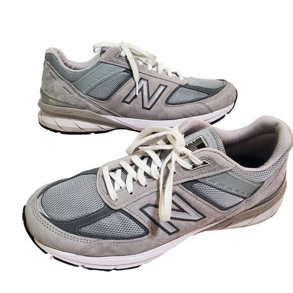 New Balance Other - New Balance 990v5 Mens 12D Running Shoes M990GL5 Made in USA Gray Sneakers 46.5